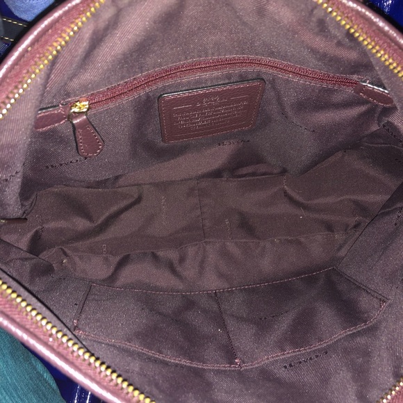 COACH Bordeaux Handbag EUC - Picture 6 of 7
